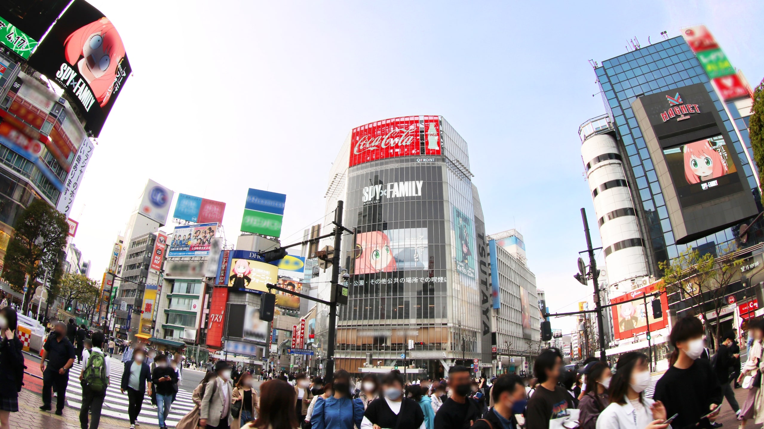 テレビ東京「SPY×FAMILY」アニメ放送告知　渋谷OOHジャック次のヒットを、渋谷の街ぜんぶで仕掛ける